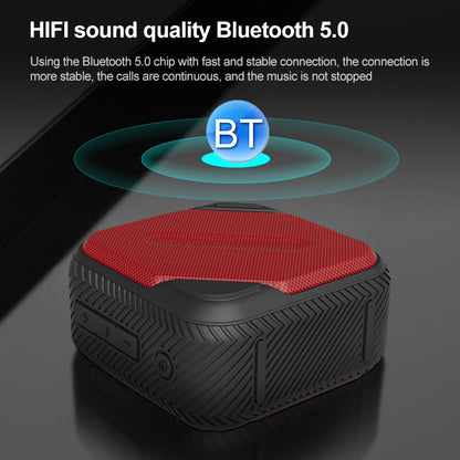 EBS-502 Portable Outdoor Waterproof Card Mini Wireless Bluetooth Speaker (Blue) - Mini Speaker by PMC Jewellery | Online Shopping South Africa | PMC Jewellery