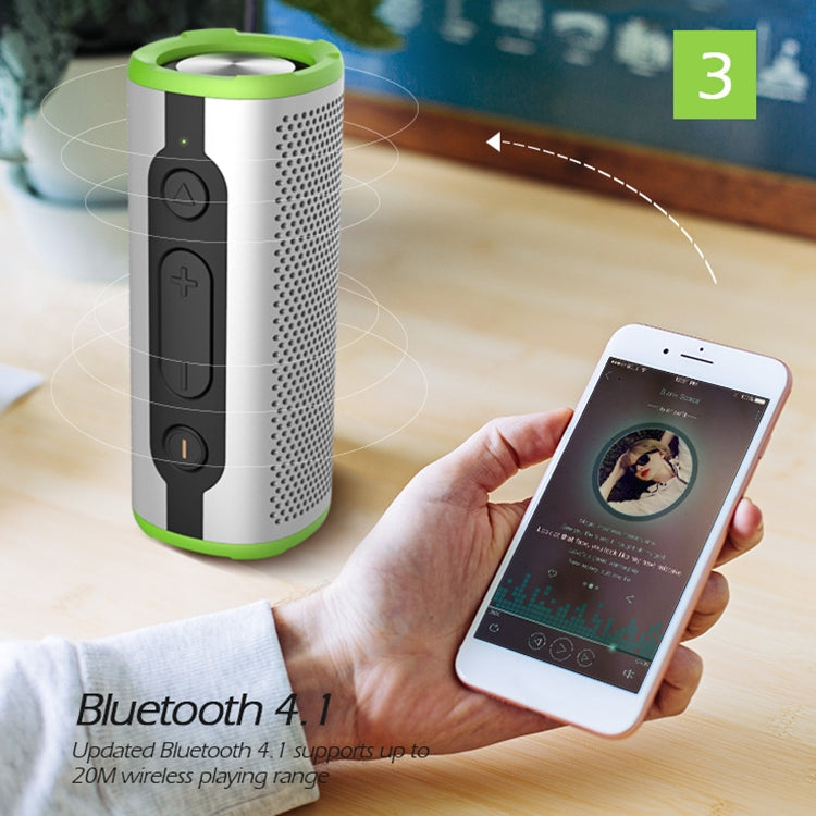 EBS-508 Portable Waterproof Outdoor Subwoofer Wireless Bluetooth Speaker (Green) - Waterproof Speaker by PMC TechLife | Online Shopping South Africa | PMC TechLife