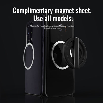 R-JUST SJ20-1 Aluminum Alloy Magnetic Bottle Opener Cellphone Holder With No Trace Sticker (Black) - Hand-Sticking Bracket by R-JUST | Online Shopping South Africa | PMC Jewellery | Buy Now Pay Later Mobicred