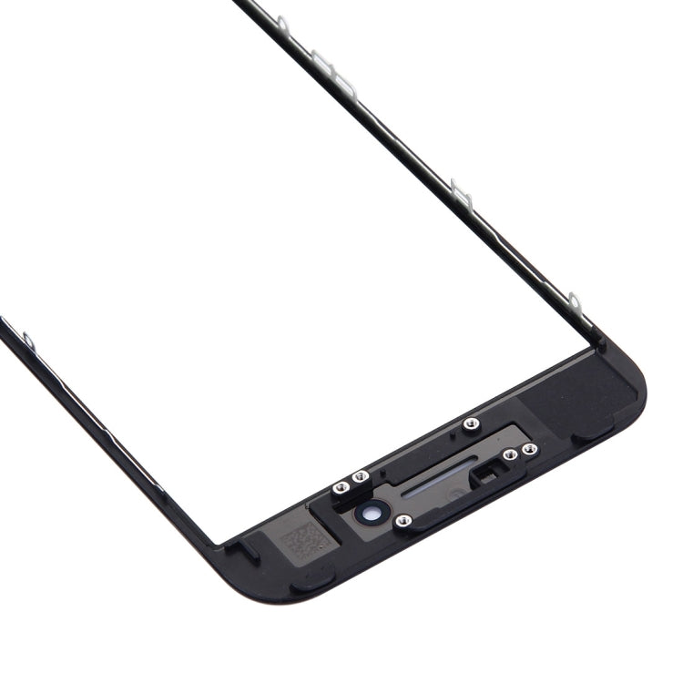 Front Screen Outer Glass Lens with Front LCD Screen Bezel Frame for iPhone 7 (Black) - free shipping - PMC TechLife - Order now!