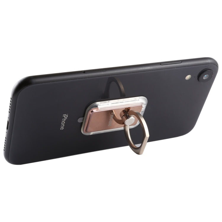 CPS-013 360 Degrees Rotate Freely Removable Magnetic Ring Stand Phone Holder, Support Wireless Charging(Rose Gold) - Ring Holder by PMC Jewellery | Online Shopping South Africa | PMC Jewellery