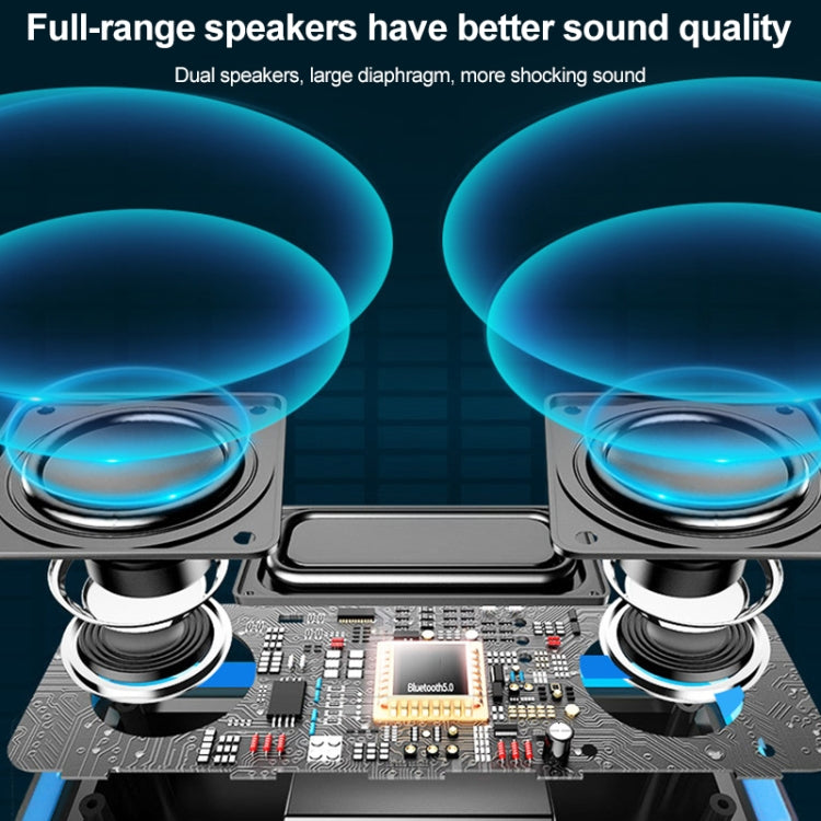 EBS-308 Outdoor Portable Mini Wireless Bluetooth Subwoofer Speaker(Orange) - Waterproof Speaker by PMC TechLife | Online Shopping South Africa | PMC TechLife