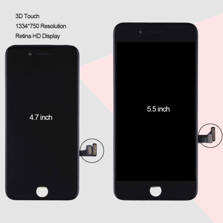 Original LCD Screen for iPhone 7 Plus with Digitizer Full Assembly (Black) - free shipping - PMC TechLife - Order now!