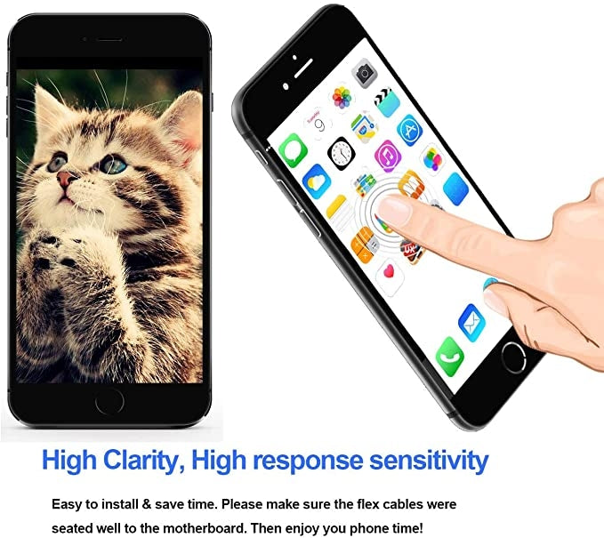 TFT LCD Screen for iPhone 7 Plus with Digitizer Full Assembly include Front Camera (Black) - free shipping - PMC TechLife - Order now!