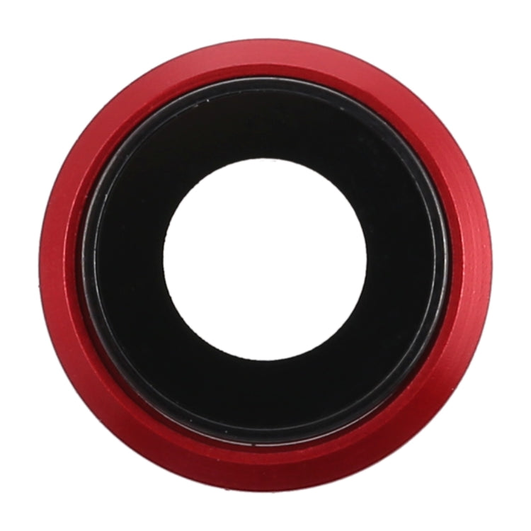 Back Camera Bezel with Lens Cover for iPhone 8 (Red) - Camera Series by PMC TechLife | Online Shopping South Africa | PMC TechLife