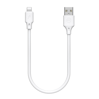 WK WDC-105i 2.4A 8 Pin Full Speed Pro Charging Data Cable, Length: 25cm(White) - Normal Style Cable by WK | Online Shopping South Africa | PMC Jewellery