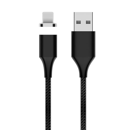 M11 5A USB to 8 Pin Nylon Braided Magnetic Data Cable, Cable Length: 1m (Black) - Charging Cable & Head by PMC Jewellery | Online Shopping South Africa | PMC Jewellery