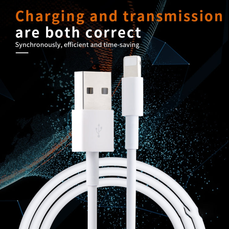 IVON CA19 2.4A USB to 8 Pin Fast Charge Data Cable for iPhone, iPad, Length: 1m - Normal Style Cable by IVON | Online Shopping South Africa | PMC TechLife | Buy Now Pay Later Mobicred