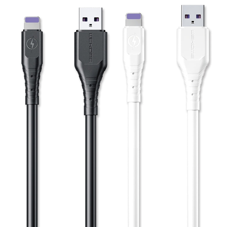 WK WDC-152 6A 8 Pin Fast Charging Data Cable, Length: 1m (Black) - Normal Style Cable by WK | Online Shopping South Africa | PMC Jewellery