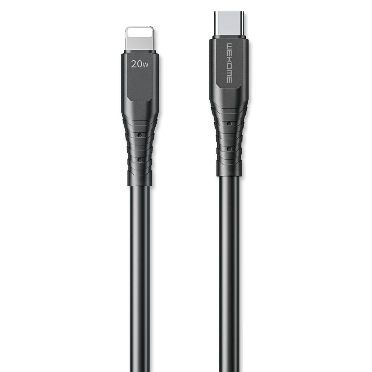 WK WDC-154 Type-C / USB-C to 8 Pin PD 20W Fast Charging Data Cable, Length: 1m(Black) - Normal Style Cable by WK | Online Shopping South Africa | PMC Jewellery