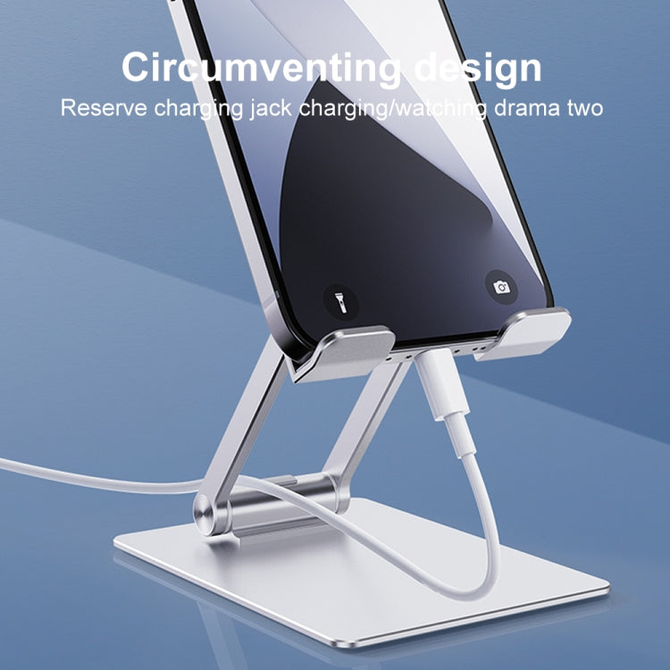 R-JUST SJ33 Aluminum Alloy Folding Phone / Tablet Stand(Grey) - Desktop Holder by R-JUST | Online Shopping South Africa | PMC TechLife