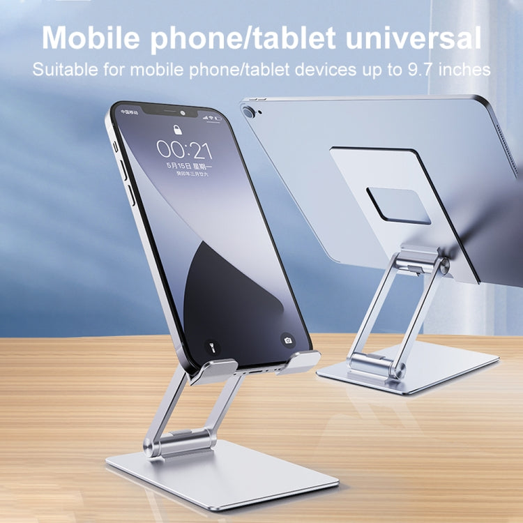 R-JUST SJ33 Aluminum Alloy Folding Phone / Tablet Stand(Grey) - Desktop Holder by R-JUST | Online Shopping South Africa | PMC TechLife