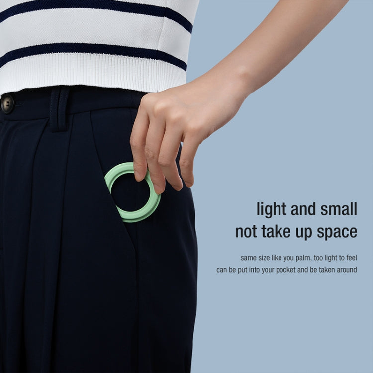 2 PCS NILLKIN Portable PU Leather Magnetic Ring Sticker (Green) - Hand-Sticking Bracket by NILLKIN | Online Shopping South Africa | PMC TechLife | Buy Now Pay Later Mobicred