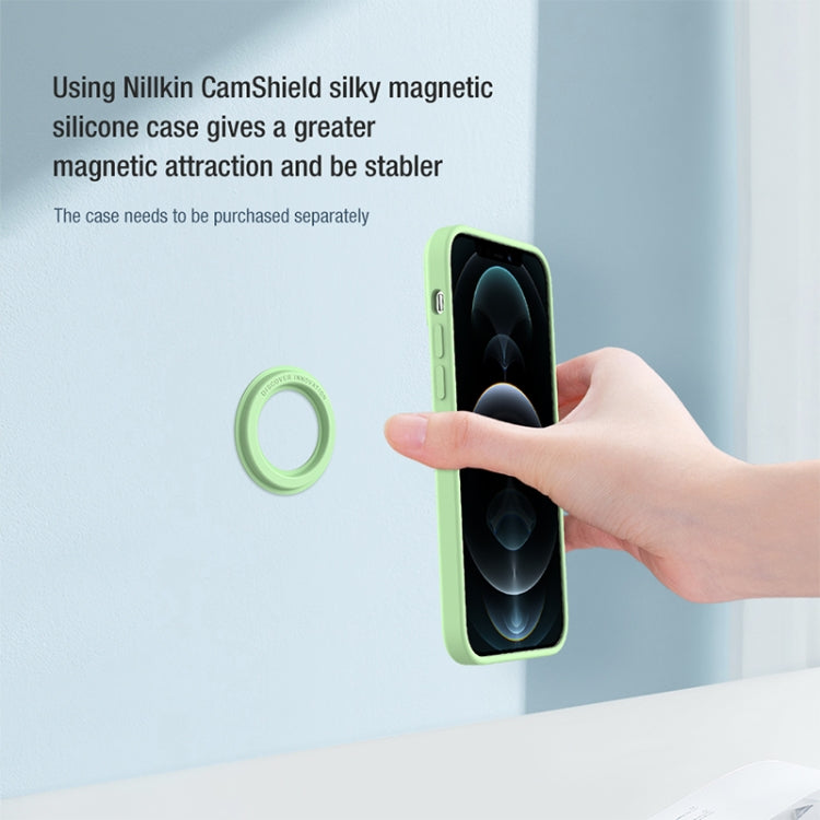 NILLKIN Portable PU Leather Magnetic Ring Sticker (Purple) - Hand-Sticking Bracket by NILLKIN | Online Shopping South Africa | PMC TechLife | Buy Now Pay Later Mobicred