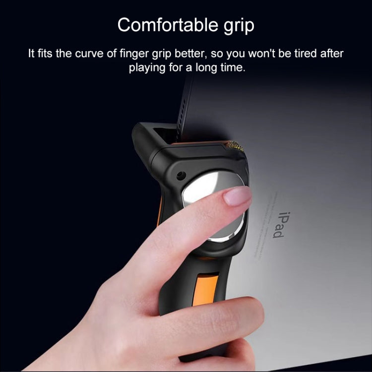 Eating Chicken One-button Burst Shooting Game Handle Controller for Tablet PC, 1 Pair (Orange) - Handle Shooter by PMC TechLife | Online Shopping South Africa | PMC TechLife