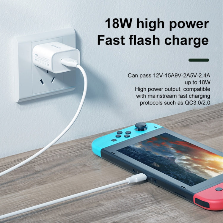 WK WP-U57 Max 18W Maxspeed QC3.0 Fast Charger(EU Plug) - USB Charger by WK | Online Shopping South Africa | PMC Jewellery