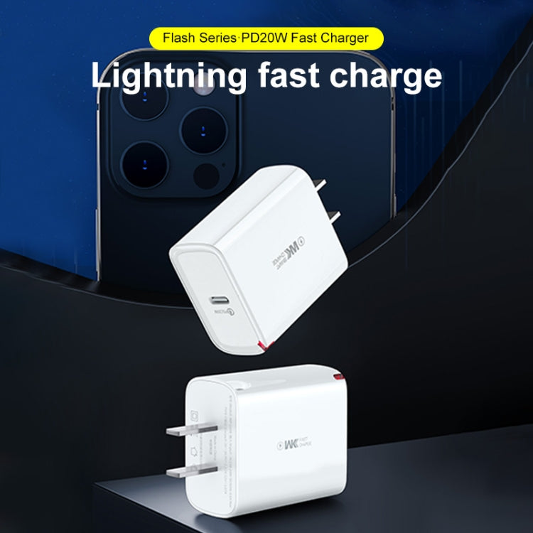 WK WP-U108 20W PD Fast Charger, Plug Type: CN Plug - USB Charger by WK | Online Shopping South Africa | PMC Jewellery