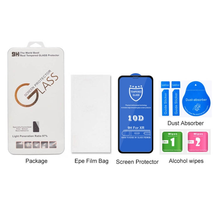 For iPhone 11 / XR 9H  Full Screen Tempered Glass Screen Protector - iPhone XR Tempered Glass by PMC TechLife | Online Shopping South Africa | PMC TechLife