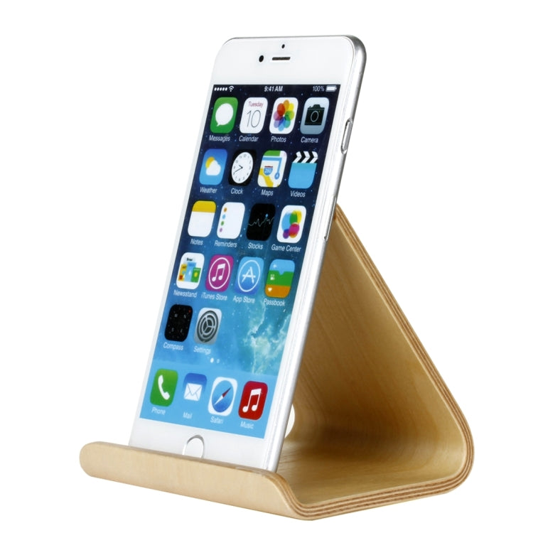 SamDi Artistic Wood Grain Walnut Desktop Holder Stand DOCK Cradle, For Xiaomi, iPhone, Samsung, HTC, LG, iPad and other Tablets(Brown) -  by PMC Jewellery | Online Shopping South Africa | PMC Jewellery