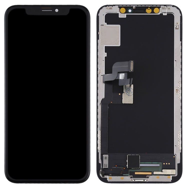 Soft OLED LCD Screen for iPhone X with Digitizer Full Assembly(Black) - LCD Related Parts by PMC Jewellery | Online Shopping South Africa | PMC Jewellery