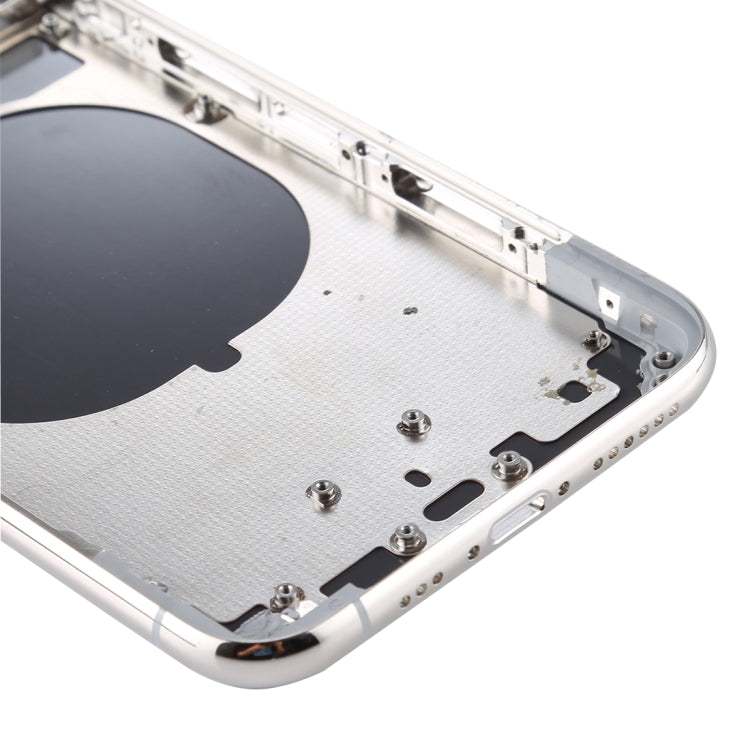 Back Housing Cover with SIM Card Tray & Side keys & Camera Lens for iPhone 11 Pro(Silver) - Back Cover by PMC TechLife | Online Shopping South Africa | PMC TechLife