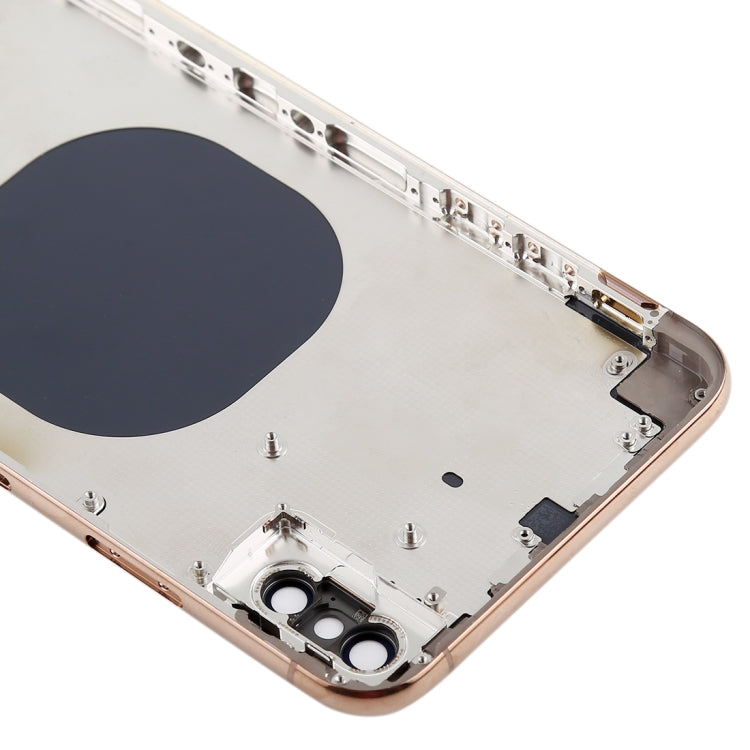 Back Cover with Camera Lens & SIM Card Tray & Side Keys for iPhone XS Max(Gold) - Back Cover by PMC TechLife | Online Shopping South Africa | PMC TechLife