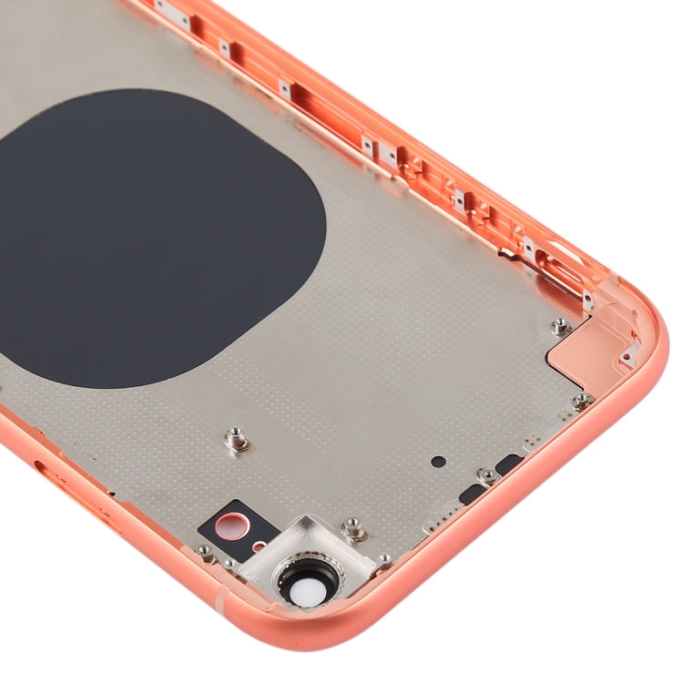 Back Housing Cover with Camera Lens & SIM Card Tray & Side Keys for iPhone XR(Coral) - Back Cover by PMC TechLife | Online Shopping South Africa | PMC TechLife