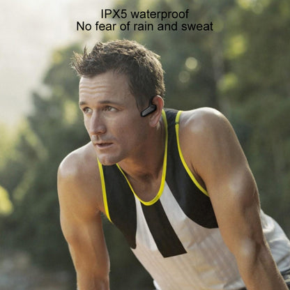 F808 Bluetooth 5.0 Waterproof Bone Conduction Sport Bluetooth Earphone(Blue) - Bluetooth Earphone by PMC Jewellery | Online Shopping South Africa | PMC Jewellery