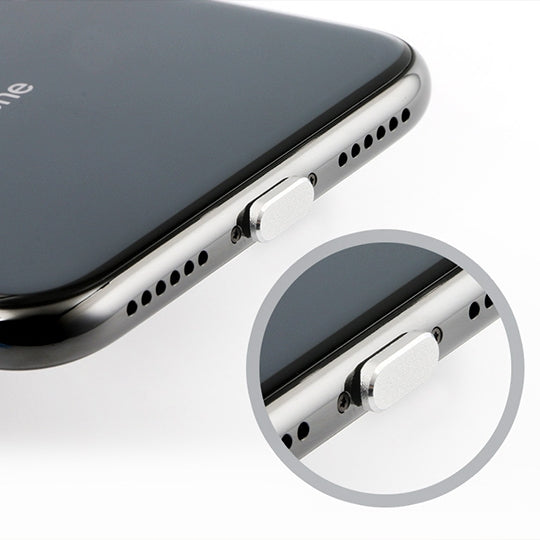 2pcs Universal 8 Pin Charging Port Metal Anti-Dust Plug for iPhone(Rose Gold) - Anti-dust & Ear Caps by PMC TechLife | Online Shopping South Africa | PMC TechLife