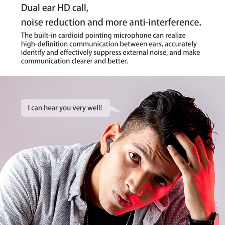 278 TWS External Noise Cancelling Touch Bluetooth Earphone with Charging Box, Support LED Power Digital Display & Breathing Lights & Call & Voice Assistant(Black) - TWS Earphone by PMC TechLife | Online Shopping South Africa | PMC TechLife