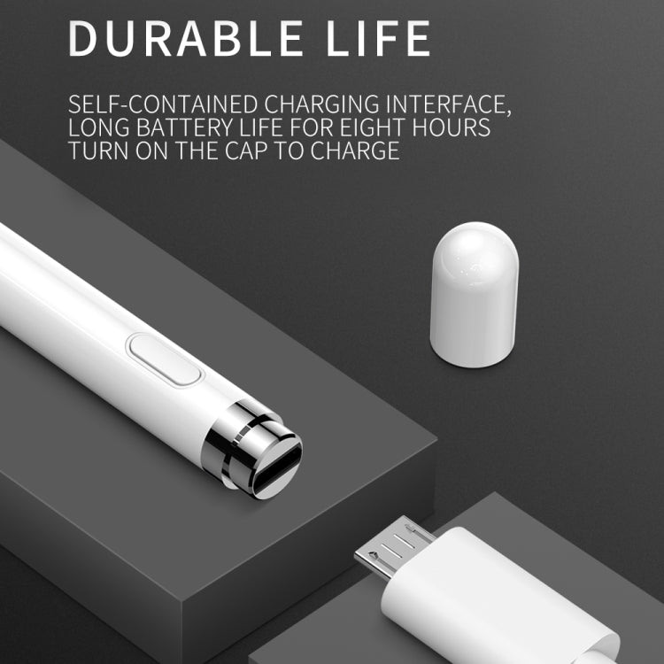 JOYROOM JR-K811 Excellent Series Micro USB Rechargeable Active Capacitive Stylus Pen with Magnetic Cap, Compatible with Android & IOS(Black) - free shipping - PMC TechLife - Order now!