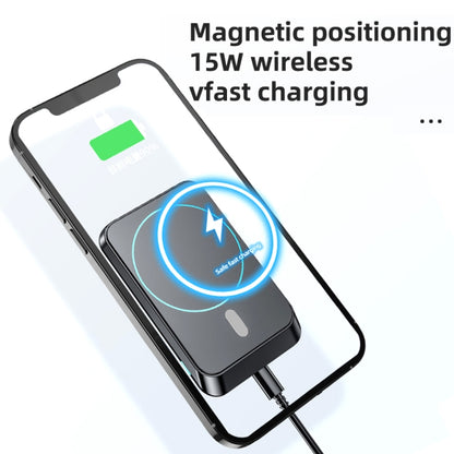 JJT-969 15W Max Output Magnetic Car Air Outlet Bracket Wireless Charger(Blue) - Wireless Charger Holders by PMC Jewellery | Online Shopping South Africa | PMC Jewellery