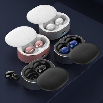 B20 Mini Portable In-ear Noise Cancelling Bluetooth V5.0 Stereo Earphone with 360 Degrees Rotation Charging Box(Black) - Bluetooth Earphone by PMC Jewellery | Online Shopping South Africa | PMC Jewellery