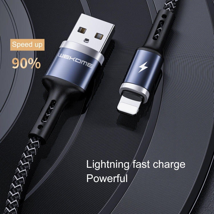 WK WDC-128 3A 8 Pin Kingkong Enjoy Version Charging Data Cable, Length: 1m(Black) - Normal Style Cable by WK | Online Shopping South Africa | PMC Jewellery