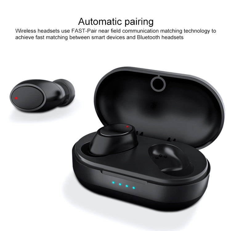 Air3 TWS V5.0 Wireless Stereo Bluetooth Headset with Charging Case, Support Intelligent Voice(Black) - TWS Earphone by PMC Jewellery | Online Shopping South Africa | PMC Jewellery