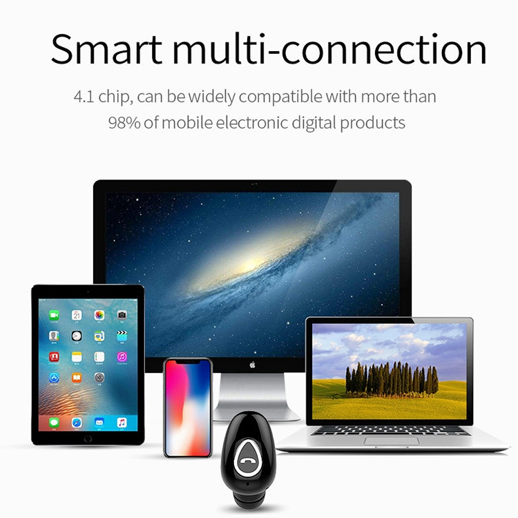 YX01 Sweatproof Bluetooth 4.1 Wireless Bluetooth Earphone, Support Memory Connection & HD Call (Black) - Bluetooth Earphone by PMC TechLife | Online Shopping South Africa | PMC TechLife