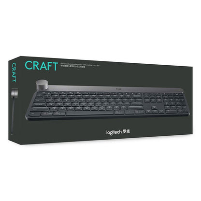 Logitech Craft Wireless Smart Bluetooth Dual Mode Silent Keyboard(Black) - Wireless Keyboard by Logitech | Online Shopping South Africa | PMC Jewellery | Buy Now Pay Later Mobicred