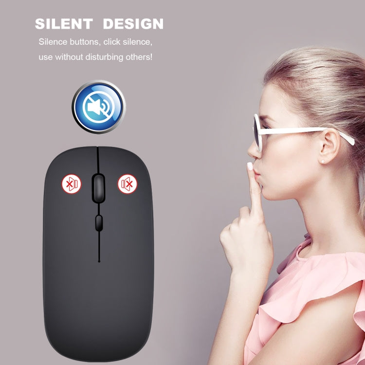 HXSJ M80 2.4GHz Wireless 1600DPI Three-speed Adjustable Optical Mute Mouse (Gold) - free shipping - PMC TechLife - Order now!