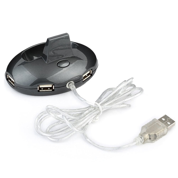 MZ-012 2.4G 1200 DPI Wireless Rechargeable Optical Mouse with 3 Ports USB HUB / Charging Dock(Grey) - free shipping - PMC TechLife - Order now!