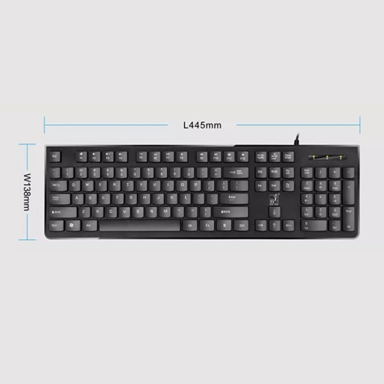 ZGB S500 Round Key USB Wired Computer Keyboard (White) - free shipping - PMC TechLife - Order now!