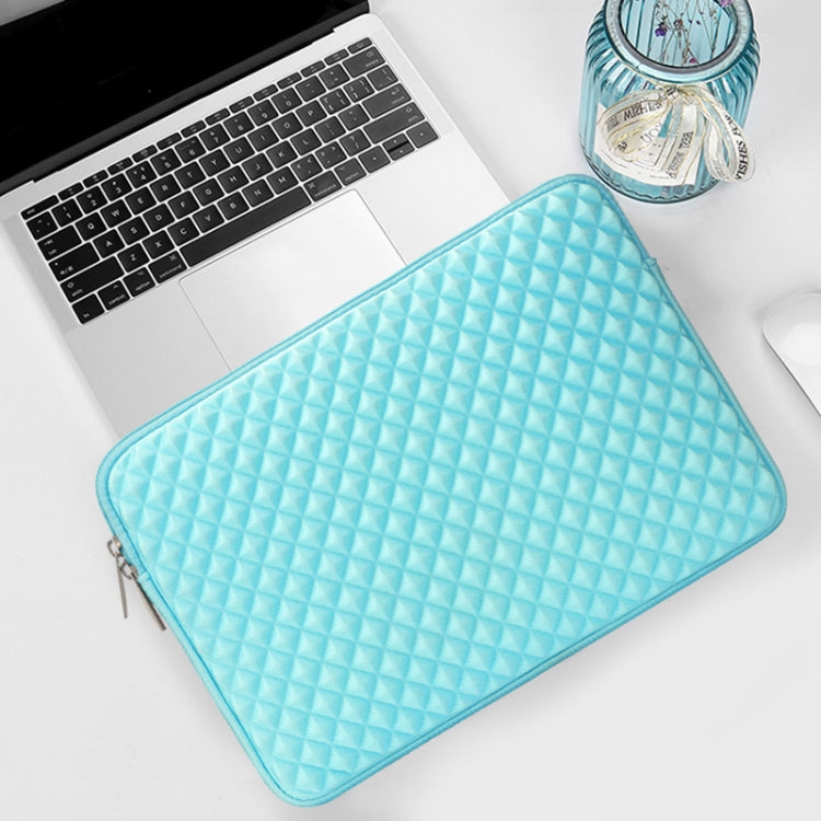 Diamond Texture Laptop Liner Bag, Size: 15.6 inch (Black) - 15.6 - 17 inch by PMC TechLife | Online Shopping South Africa | PMC TechLife