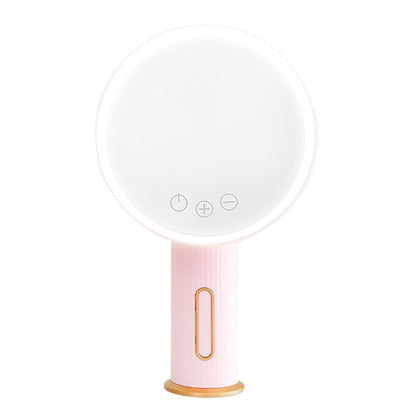 Smart LED Desktop Makeup Mirror with Fill Light, White Light (Pink) - Mirror by PMC Jewellery | Online Shopping South Africa | PMC Jewellery