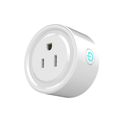 10A Round Shape WiFi Mini Plug APP Remote Control Timing Smart Socket Works with Alexa & Google Home, AC 100-240V, US Plug - Smart Socket by PMC Jewellery | Online Shopping South Africa | PMC Jewellery