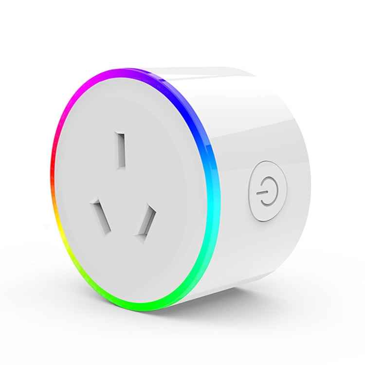10A RGB Scene Light WiFi Remote Control Smart Socket Works with Alexa & Google Home & IFTTT, AC 100-240V, AU Plug - Smart Socket by PMC Jewellery | Online Shopping South Africa | PMC Jewellery
