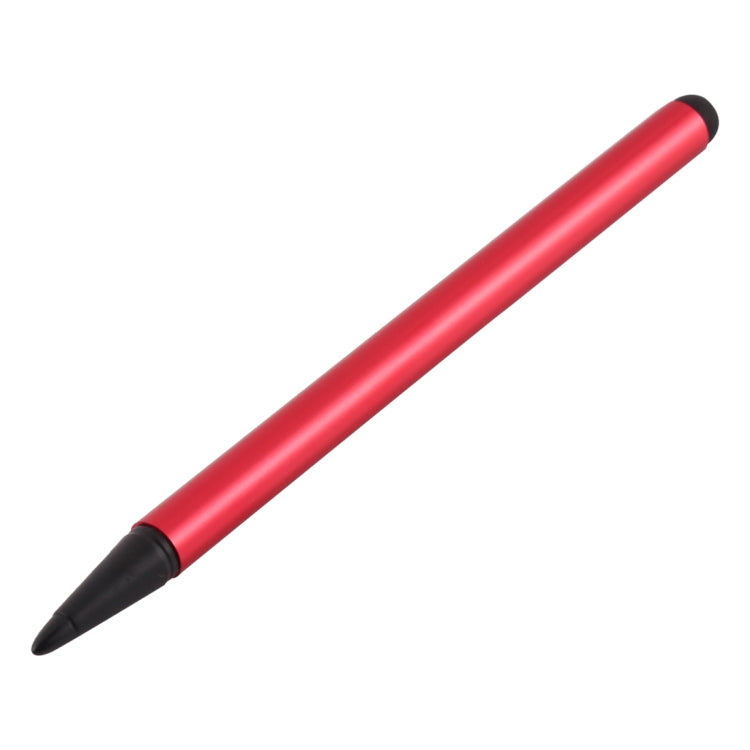 Resistive Capacitive Touch Screen Precision Touch Double Tip Stylus Pen(Red) - Stylus Pen by PMC TechLife | Online Shopping South Africa | PMC TechLife | Buy Now Pay Later Mobicred