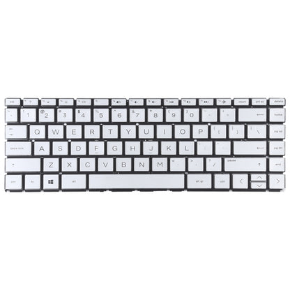 For HP Pavilion x360 14-CK 14-CD 14-CE 14-CM 14-DG US Version Keyboard (Silver) - Replacement Keyboards by PMC Jewellery | Online Shopping South Africa | PMC Jewellery