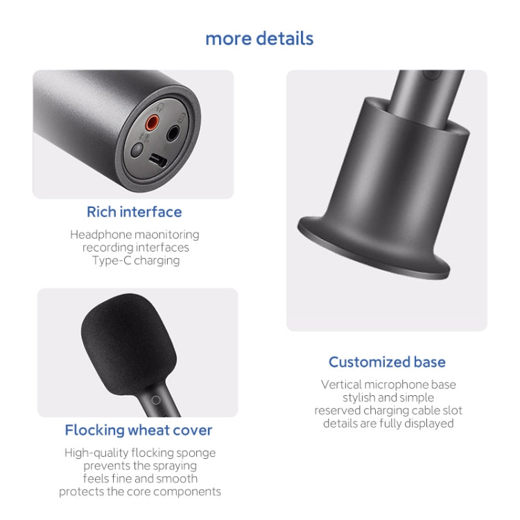 Original Xiaomi Mijia Bluetooth 5.1 Stereo Noise Reduction Karaoke Microphone - Microphone by Xiaomi | Online Shopping South Africa | PMC TechLife