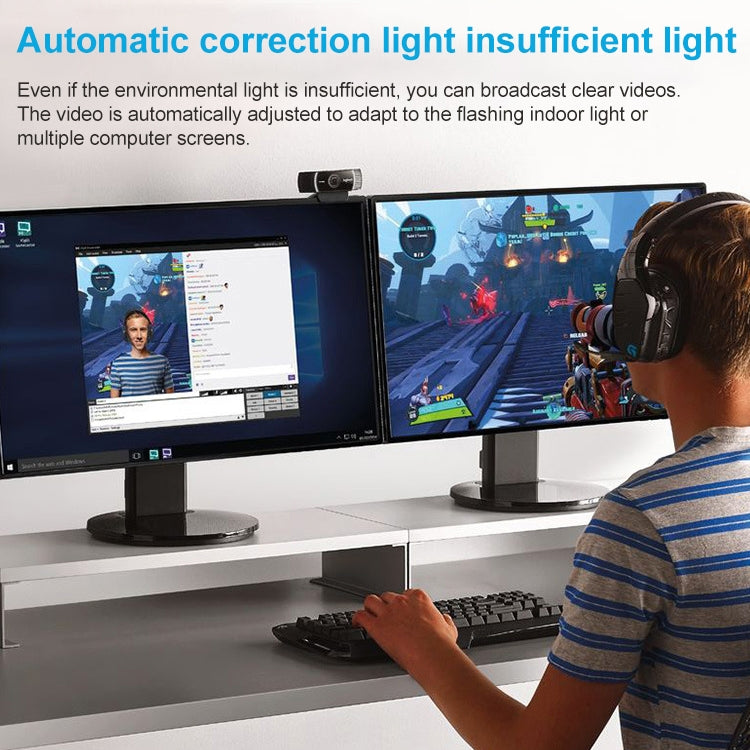 Logitech C922 Pro HD Pro Autofocus Built-in Stream Webcam 1080P Web Camera - free shipping - PMC TechLife - Order now!