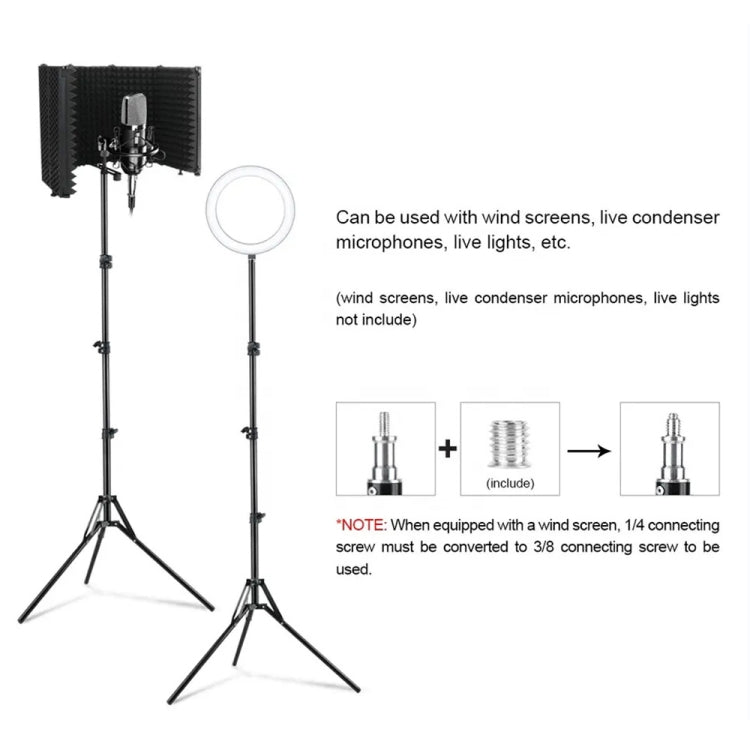 XTUGA UL-03 Live Light Tripod Lift Floor Microphone Stand - free shipping - PMC TechLife - Order now!