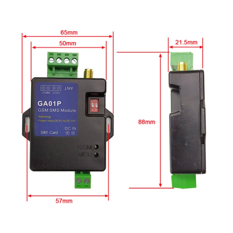 GA01P Mini Smart Power-off GSM SMS Phone Alarm Module - Module by PMC Jewellery | Online Shopping South Africa | PMC Jewellery